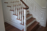 Brushbox staircase treads