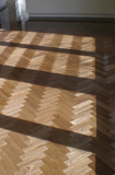 Tallowood parquetry, light wenge stain